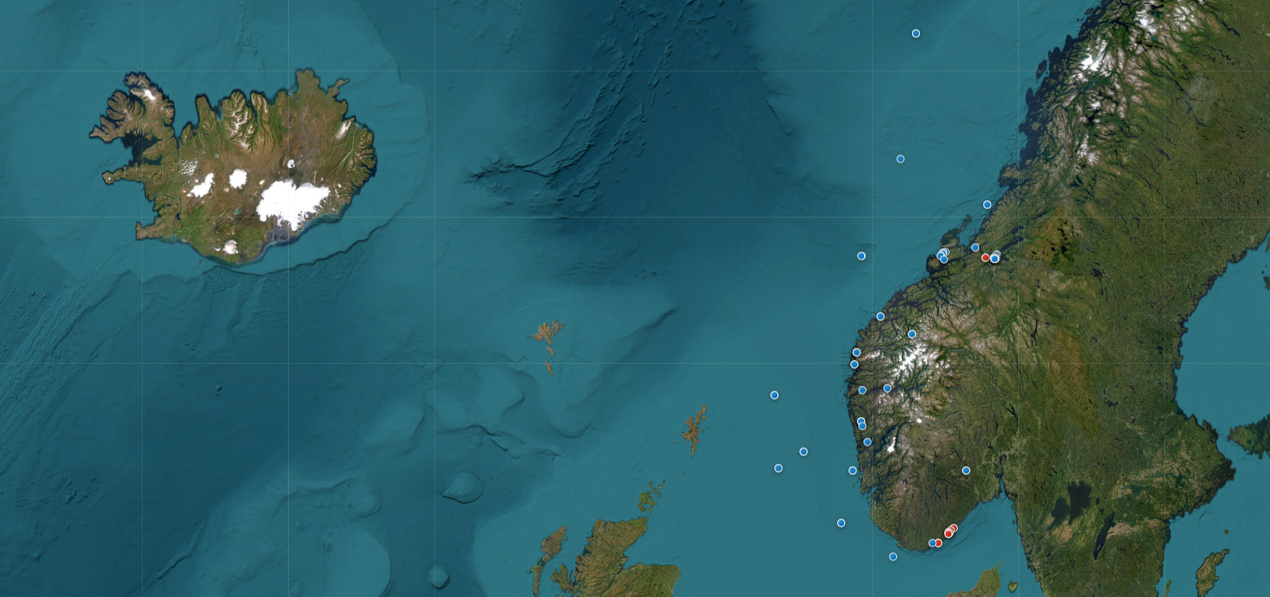 Library coverage map